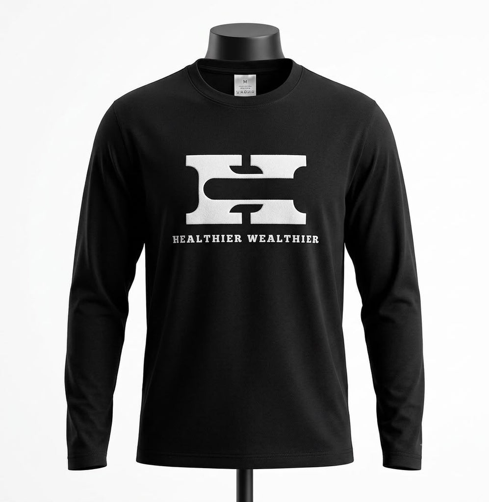 Full-Sleeve Cotton T-Shirt — 100% Cotton